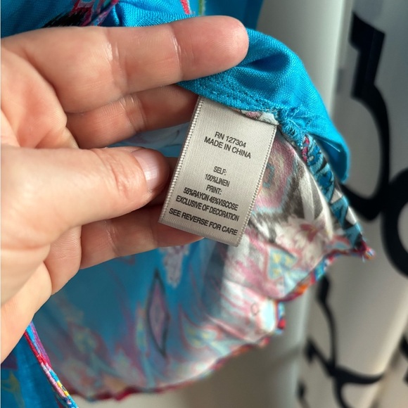 NWT John Mark women’s Colorful Embroidered Top size petite Medium - Picture 6 of 8